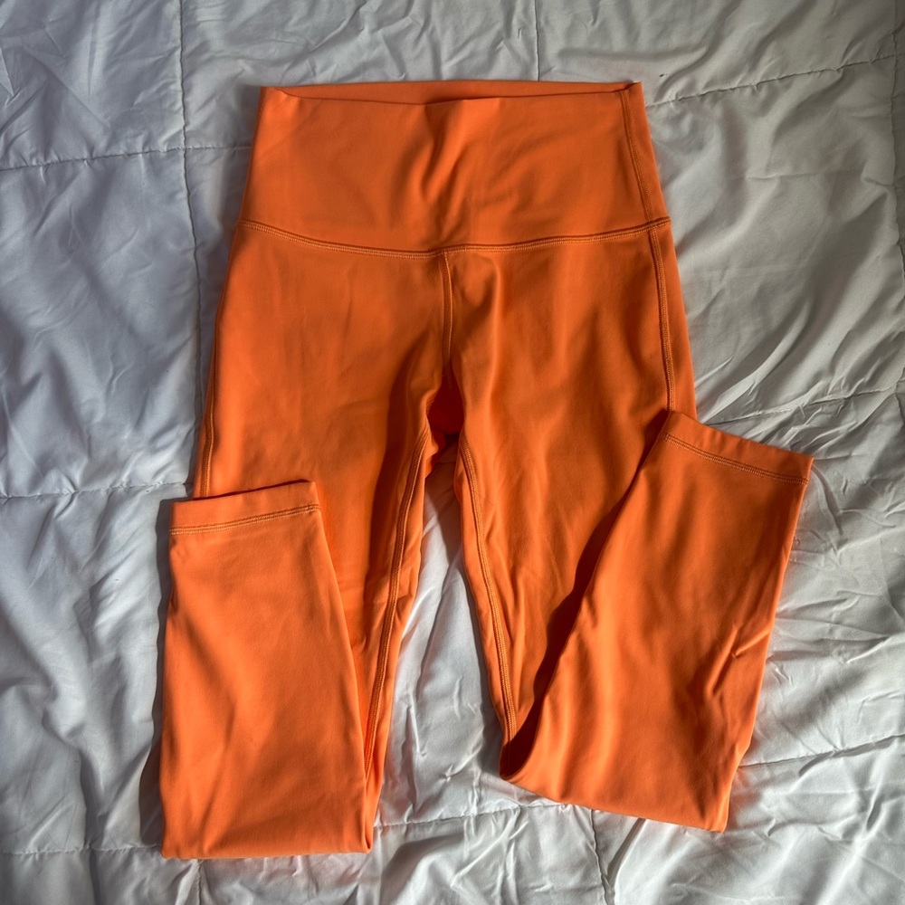 Orange Lululemon Leggings